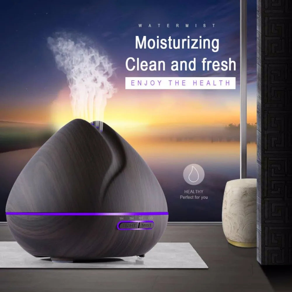 THANKSHARE Remote Control Humidifier With Essential Oil Diffuser And 7 Color LED