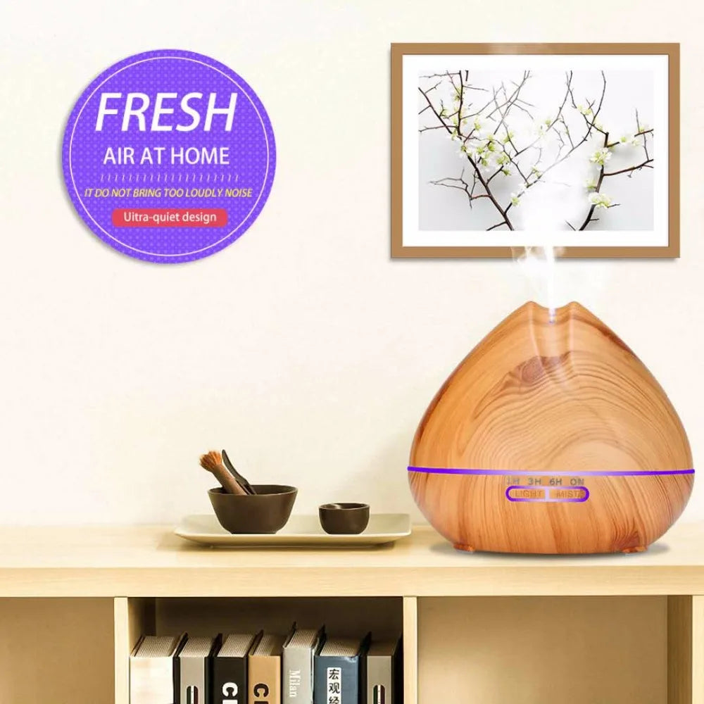 Thankshare Remote Control Humidifier Essential Oil Diffuser Ultrasonic Aroma