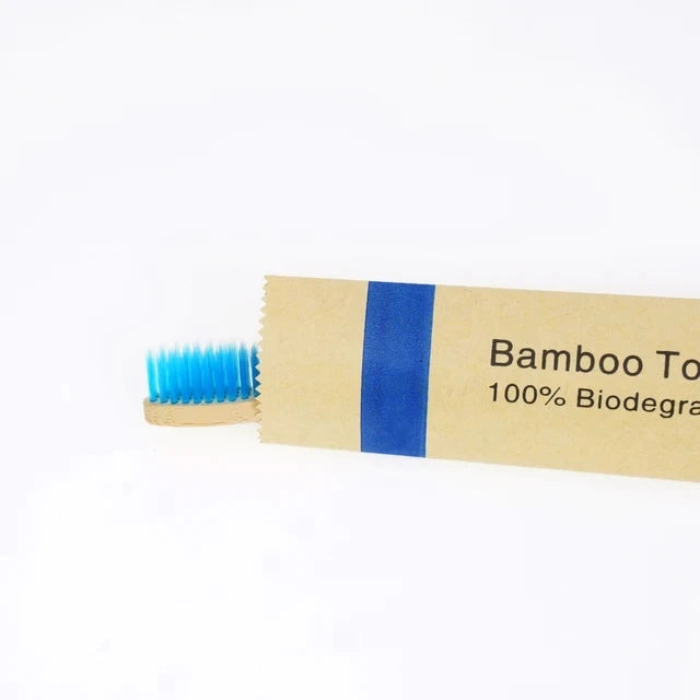 Bamboo Kids Toothbrushes Soft Bristles Eco Friendly 10 Pack