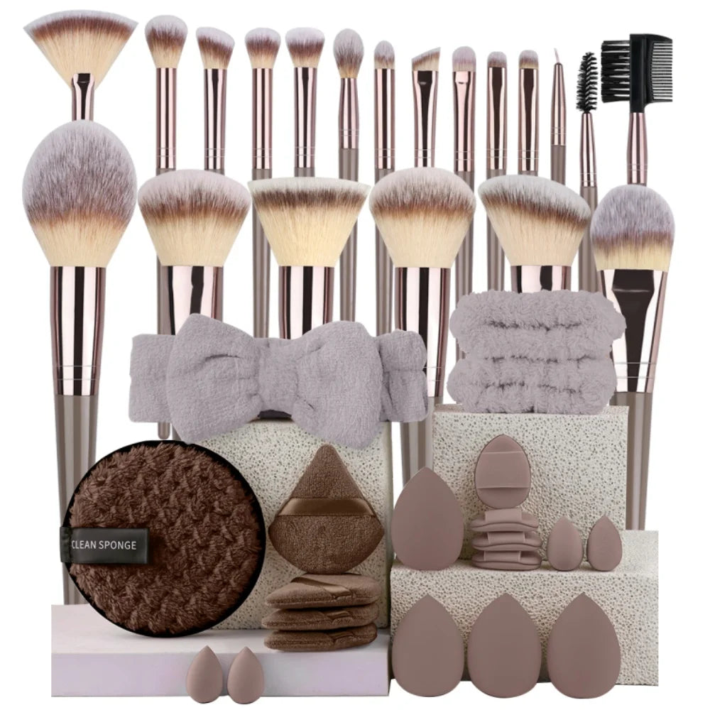 AMZ-01 Premium Makeup Brushes Set For Foundation Eyeshadow