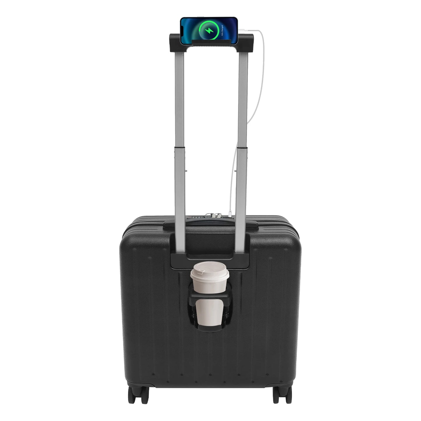 Boarding Suitcase With Front Compartment For Business Travel