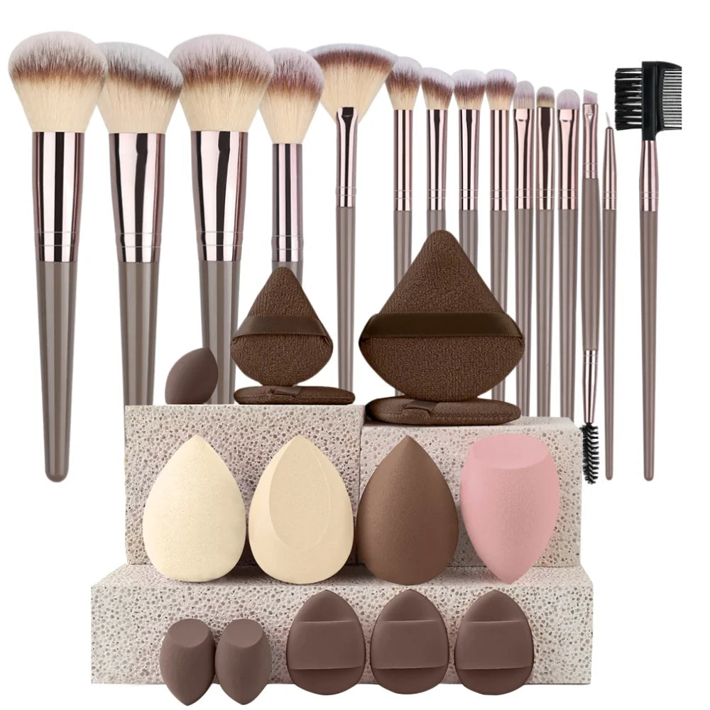 AMZ-01 Premium Makeup Brushes Set For Foundation Eyeshadow