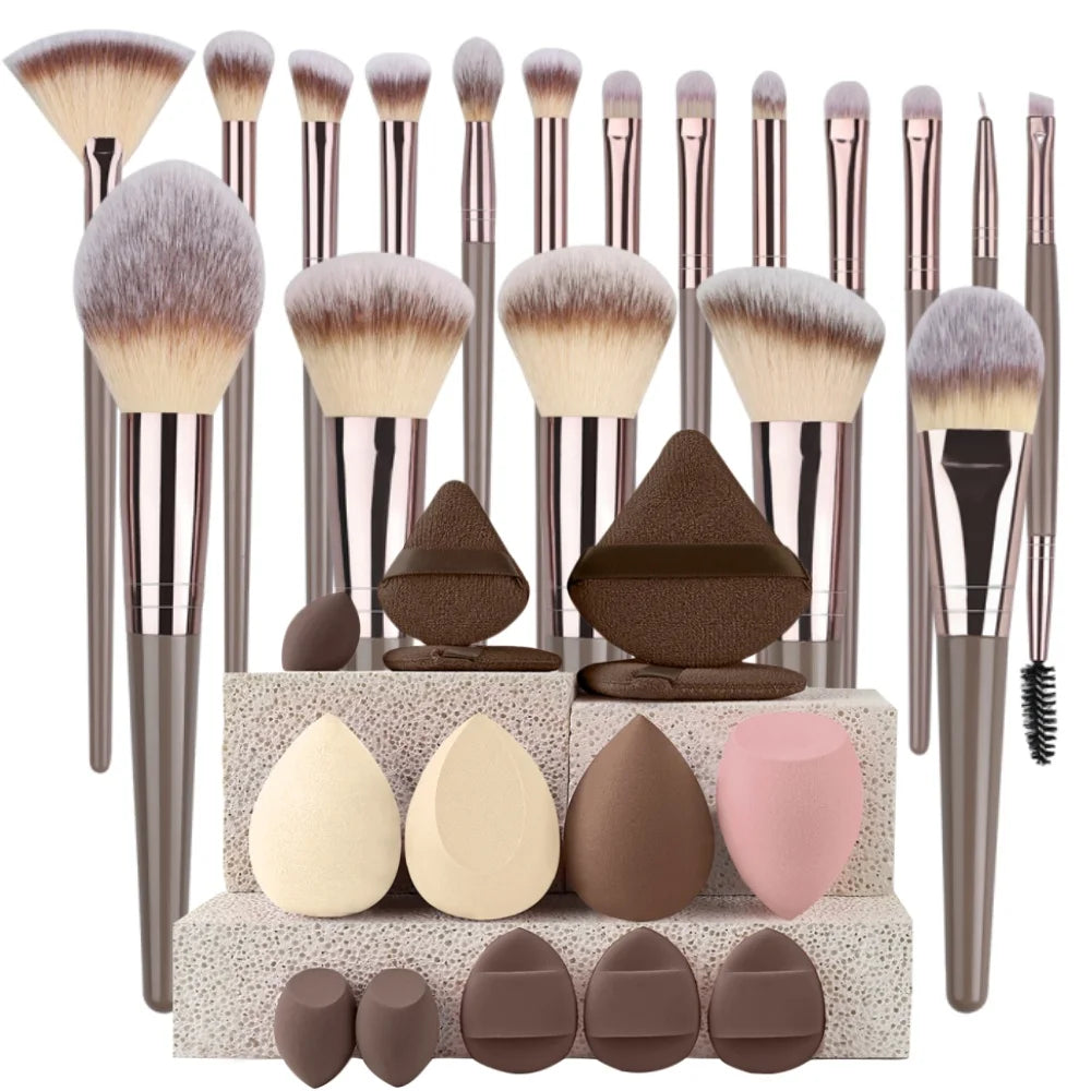 AMZ-01 Premium Makeup Brushes Set For Foundation Eyeshadow