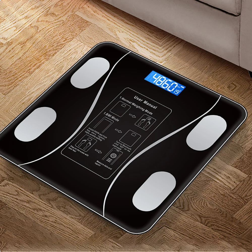 Smart Bluetooth Body Fat Scale With App And Digital Composition