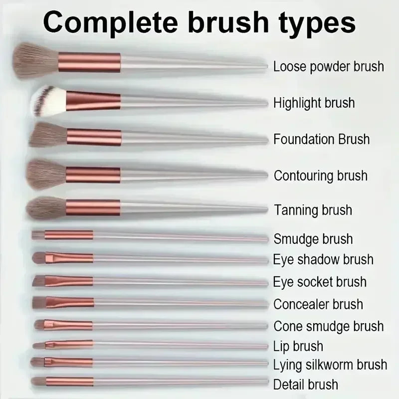 Professional Makeup Brush Set For Foundation Powder Eyeshadow Blending
