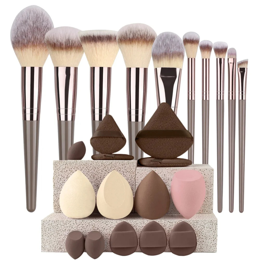 AMZ-01 Premium Makeup Brushes Set For Foundation Eyeshadow