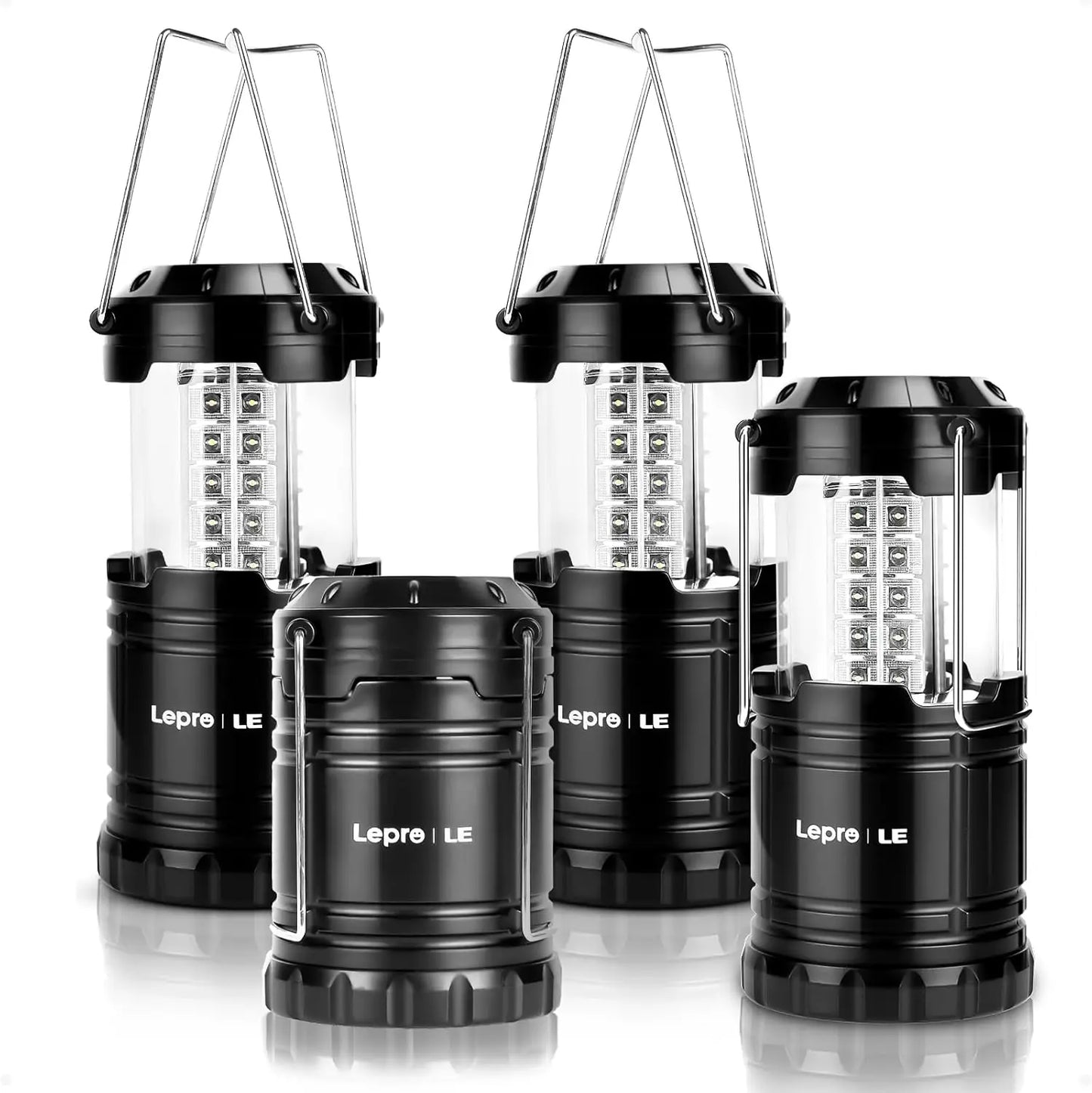 Collapsible LED Camping Lantern IPX4 Water Resistant Battery Powered