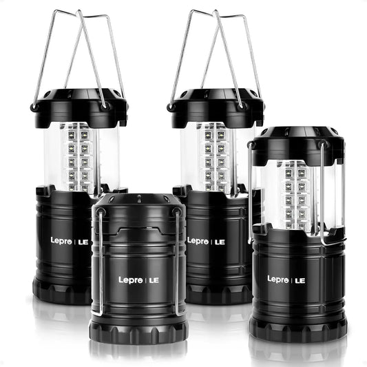 Collapsible LED Camping Lantern IPX4 Water Resistant Battery Powered