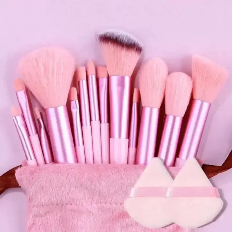 Professional Makeup Brush Set Nylon Wool Bristle Brushes