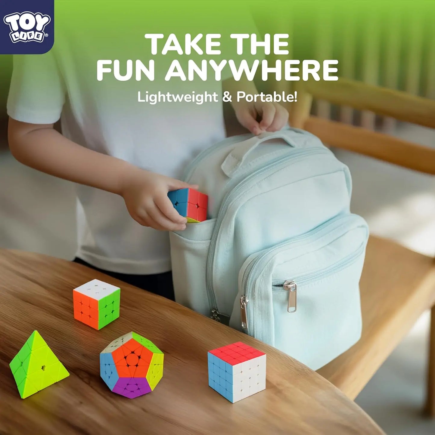 Megaminx Pyramid Cube Set 2x2 3x3 4x4 Stickerless Puzzles