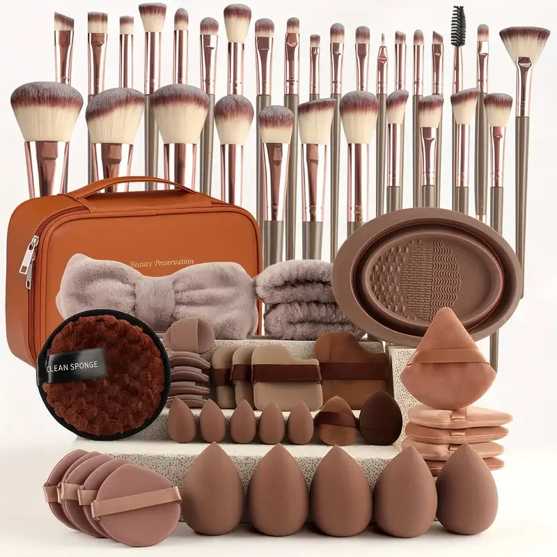 AMZ-01 Premium Makeup Brushes Set For Foundation Eyeshadow