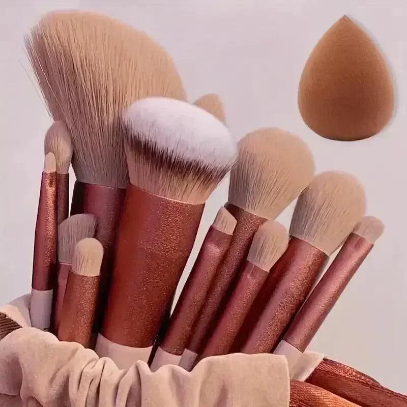 Soft Fluffy Makeup Brush Set For Foundation Powder Eyeshadow Blending