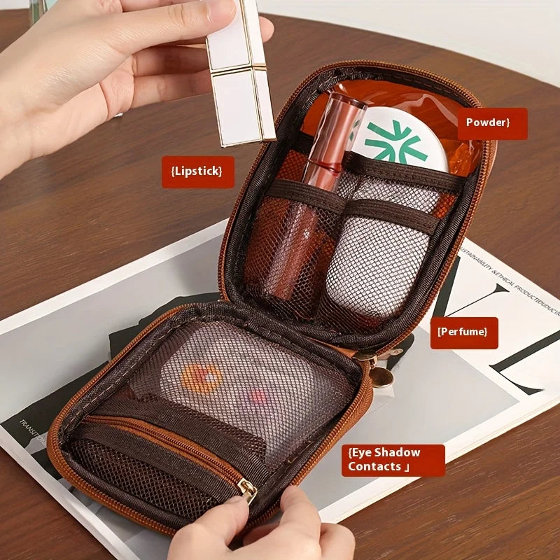 Transparent Travel Cosmetic Bag Lipstick Storage Case