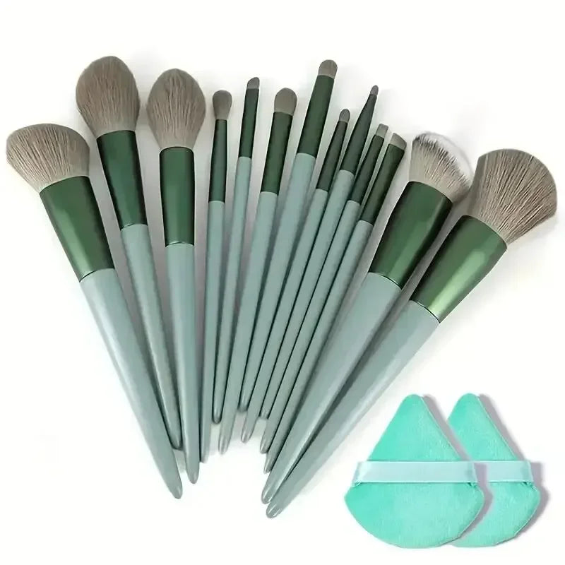 Professional Makeup Brush Set Nylon Wool Bristle Brushes