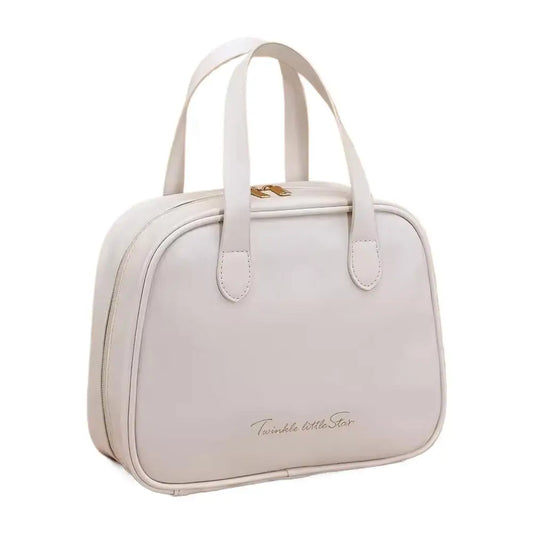 Large Capacity Makeup Case With Handle Travel Cosmetic Bag
