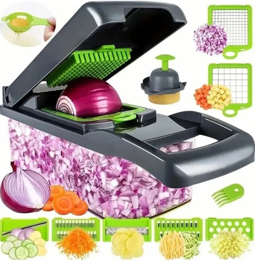 AEDG Multifunctional Vegetable Chopper 14 In 1 Slicer Dicer Grater