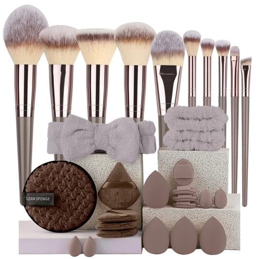 AMZ-01 Premium Makeup Brushes Set For Foundation Eyeshadow