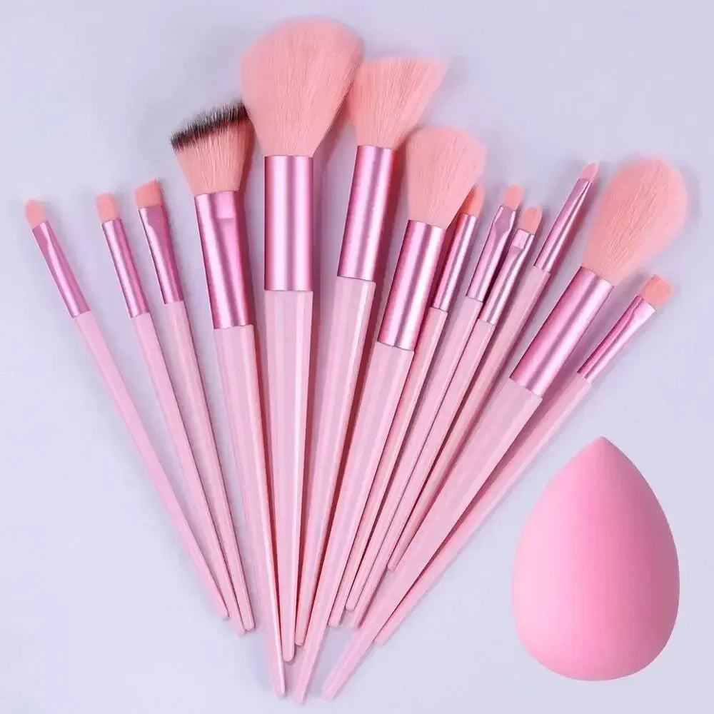 Soft Fluffy Makeup Brush Set For Foundation Powder Eyeshadow Blending