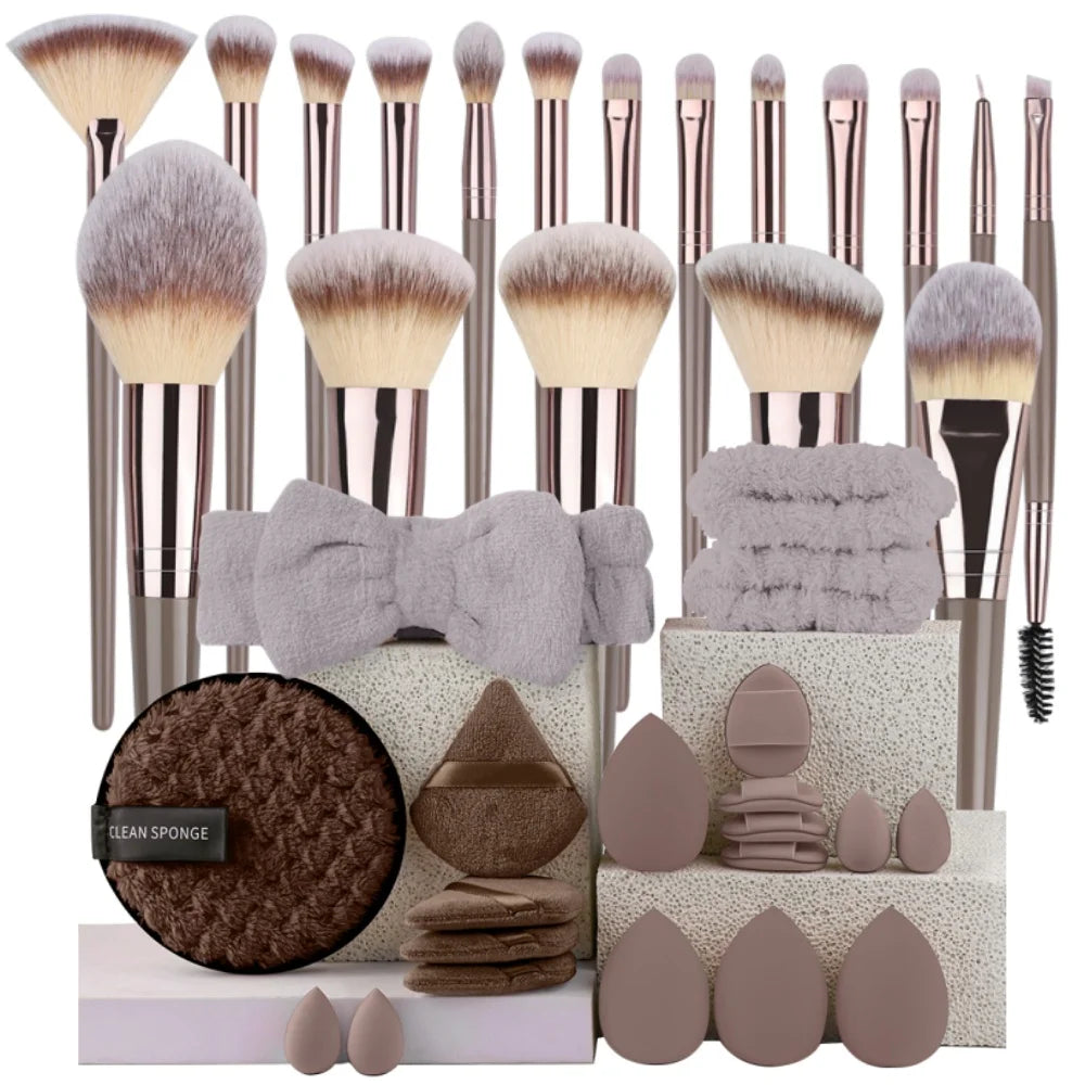 AMZ-01 Premium Makeup Brushes Set For Foundation Eyeshadow