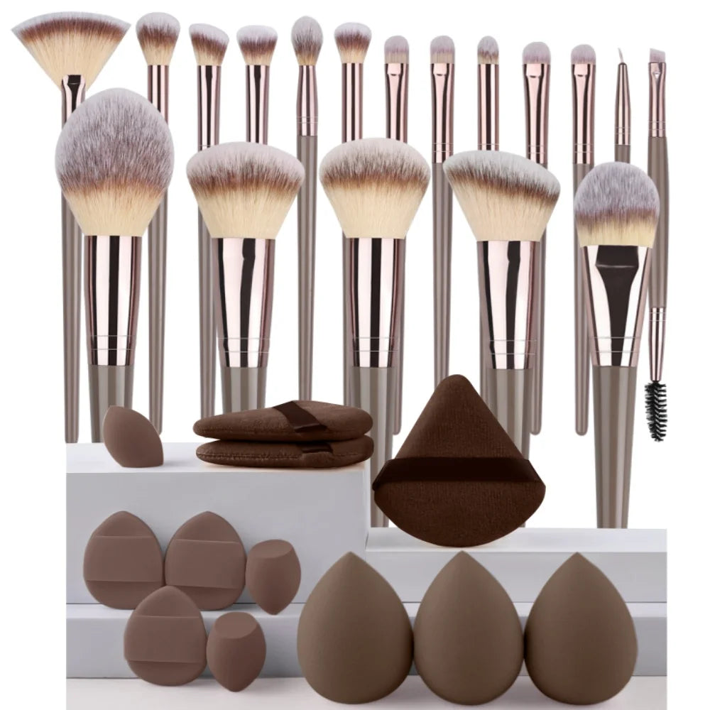 AMZ-01 Premium Makeup Brushes Set For Foundation Eyeshadow