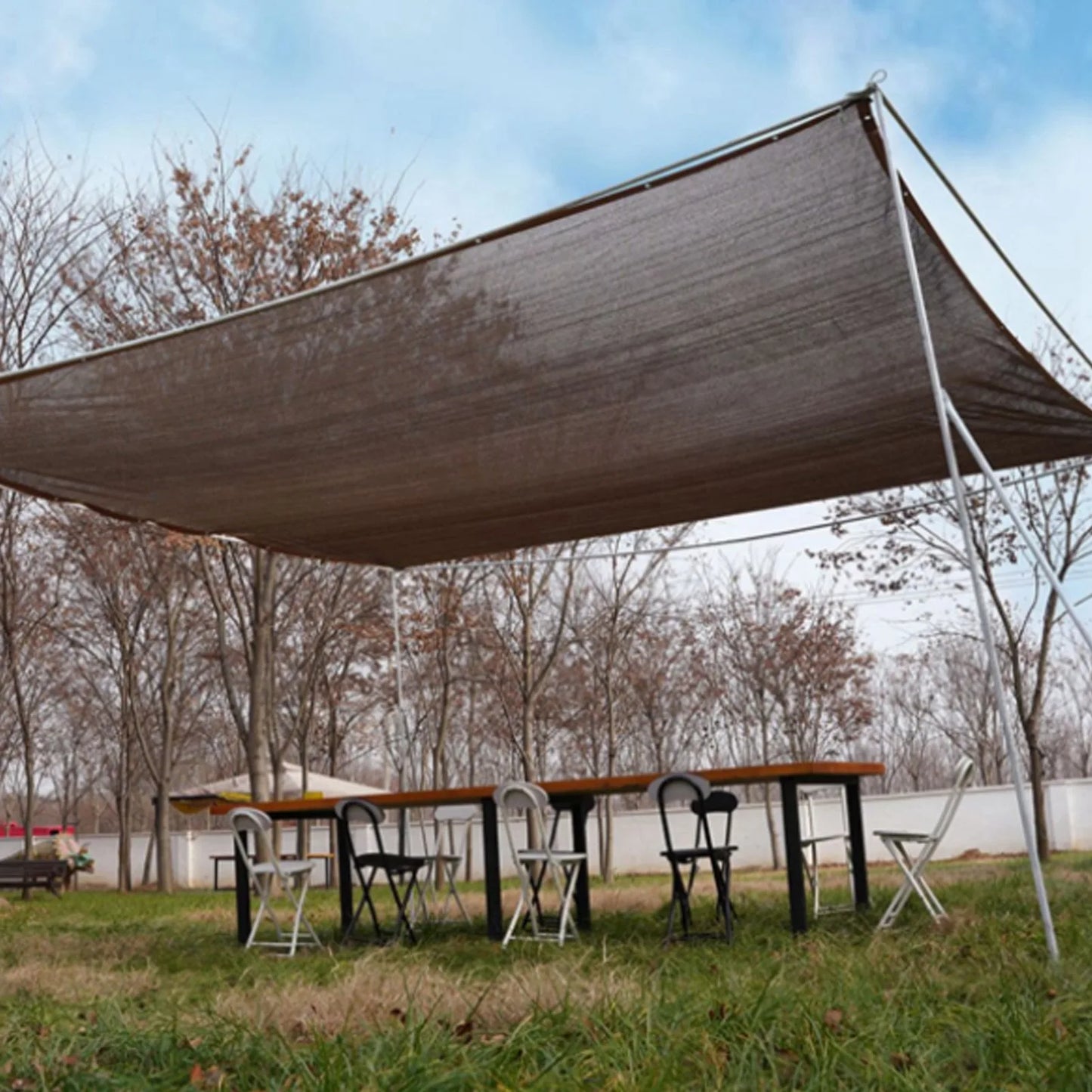 Shade Cloth Sun Shade Net With 16 Grommets For Pergola