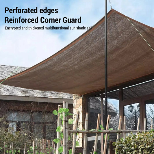 Shade Cloth Sun Shade Net With 16 Grommets For Pergola