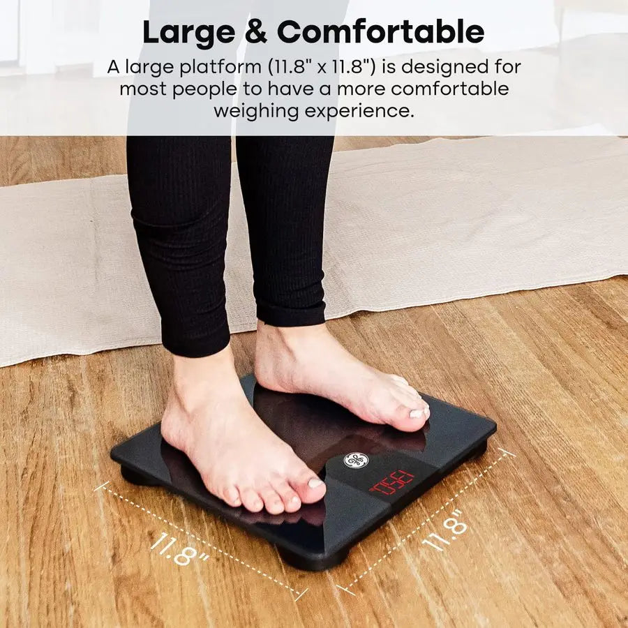 Digital Bathroom Scale 500lb Heavy Duty With 0.1lb Precision