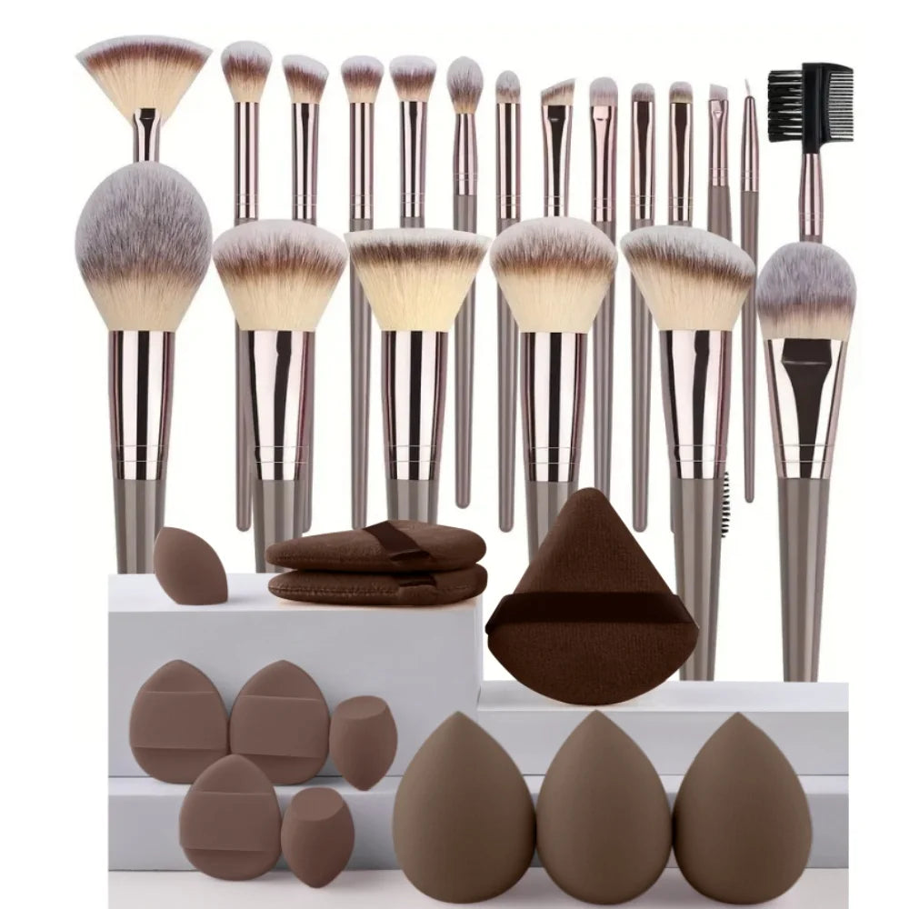 AMZ-01 Premium Makeup Brushes Set For Foundation Eyeshadow