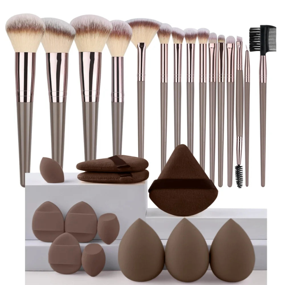 AMZ-01 Premium Makeup Brushes Set For Foundation Eyeshadow