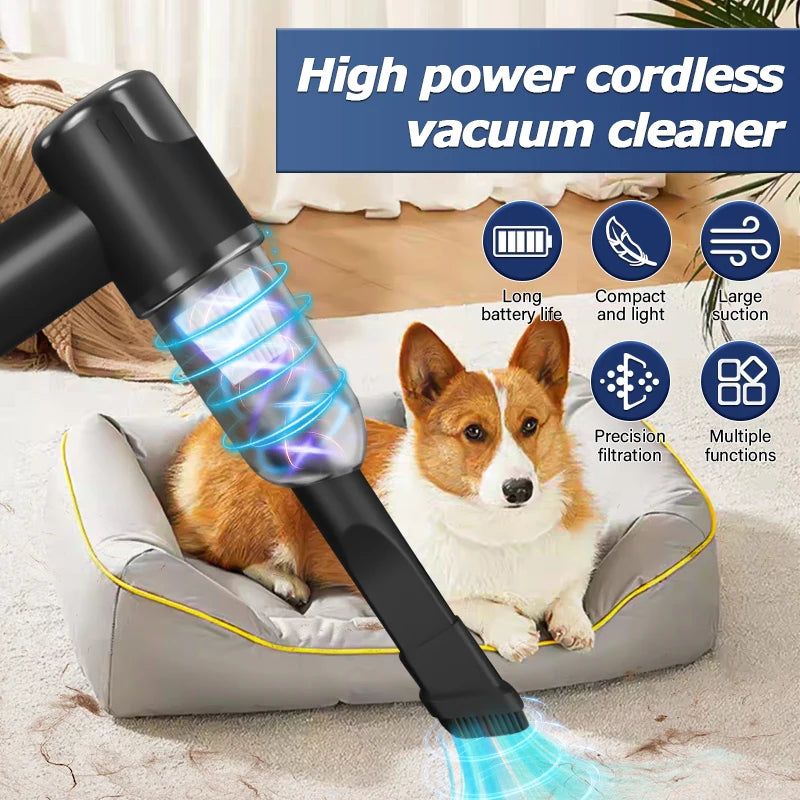 Wireless Cordless Vacuum Cleaner 3-In-1 Handheld Rechargeable