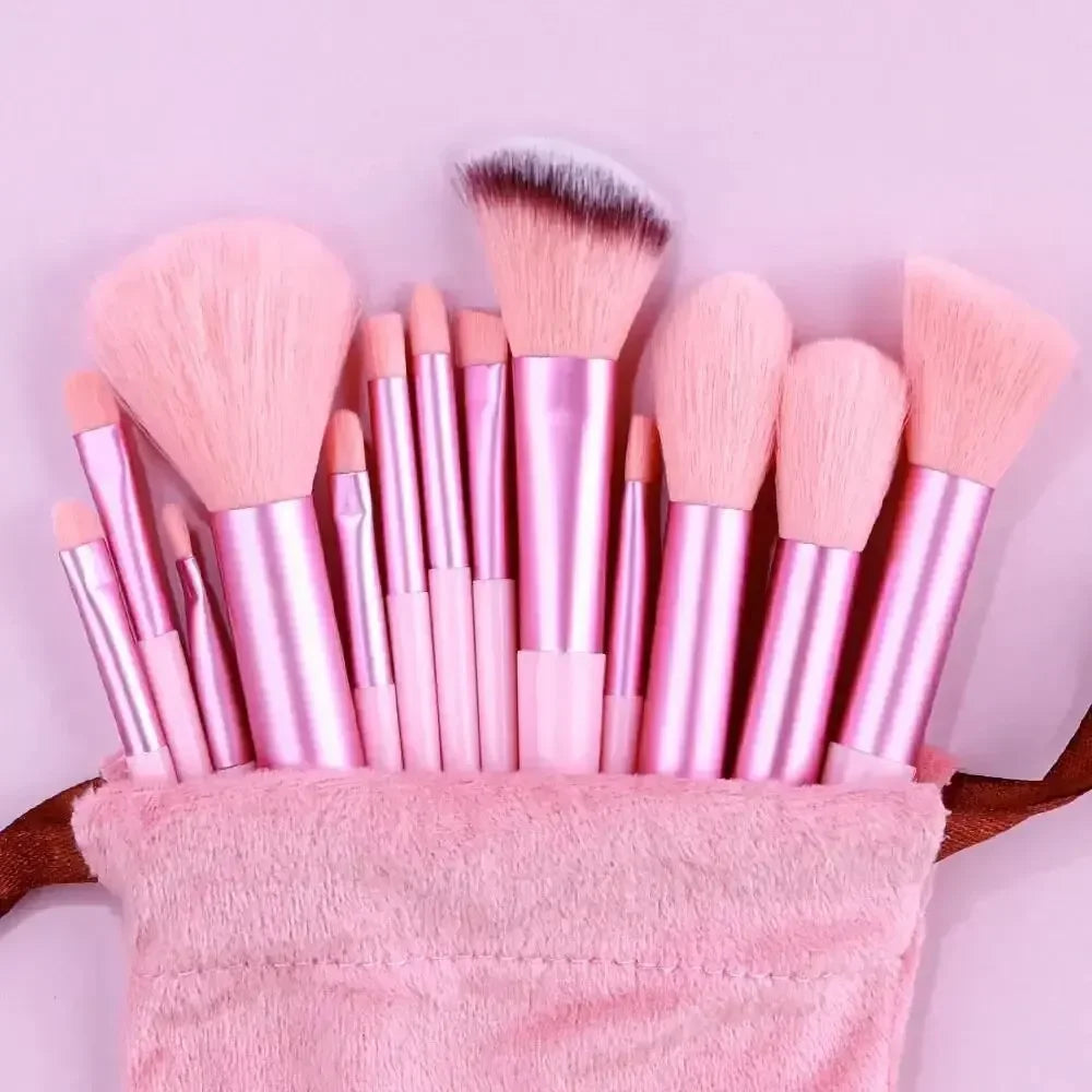 Professional Makeup Brush Set Nylon Wool Bristle Brushes