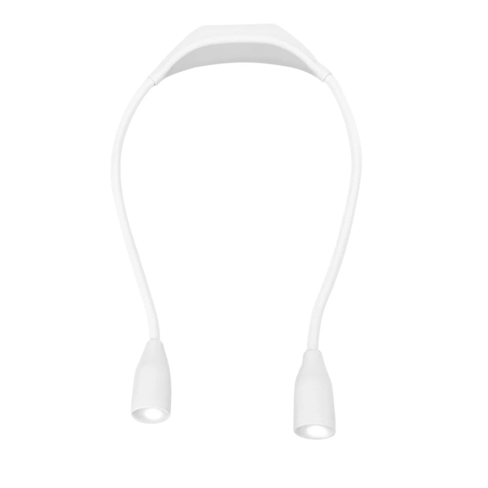 LED Neck Reading Light Flexible Book Lamp With Adjustable Brightness